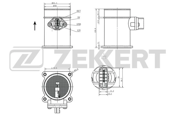 Sensor, intake manifold pressure (SE-1076)