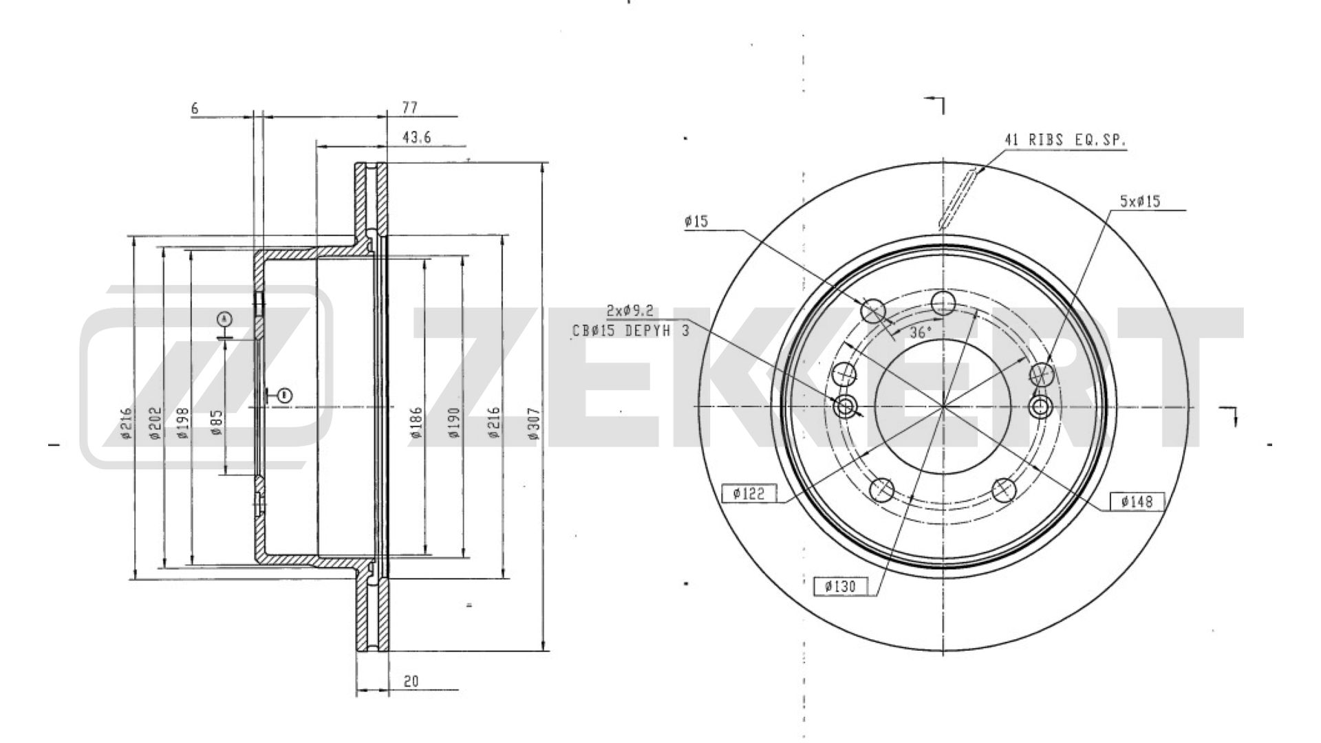 Brake Disc (BS-6630)