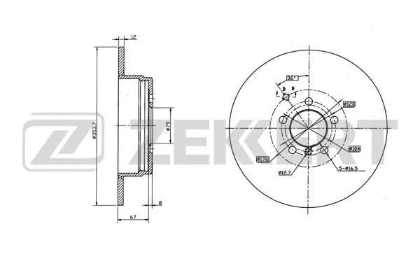 Brake Disc (BS-6276)
