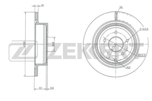 Brake Disc (BS-5287)
