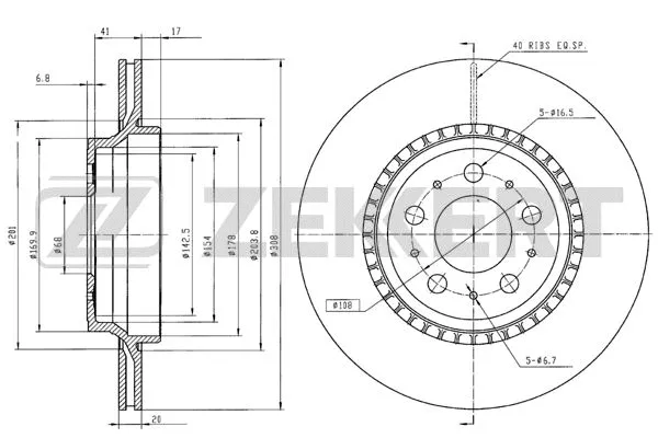 Brake Disc (BS-5303B)