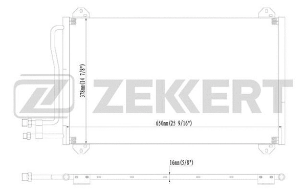 Condenser, air conditioning (MK-3087)