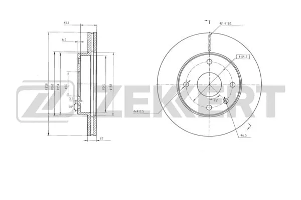 Brake Disc (BS-6207)