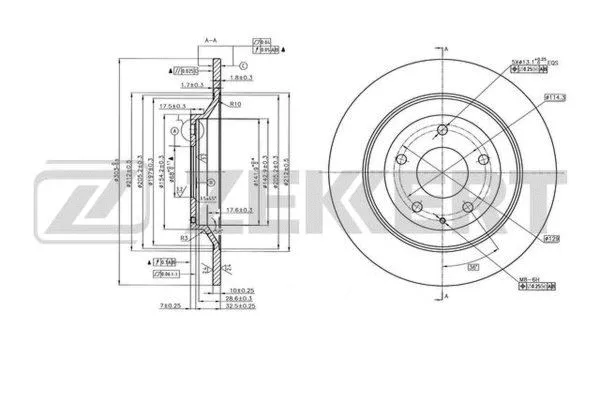 Brake Disc (BS-5708)