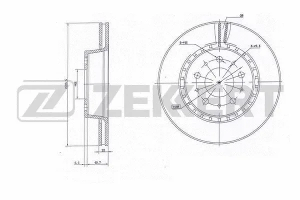 Brake Disc (BS-6095)