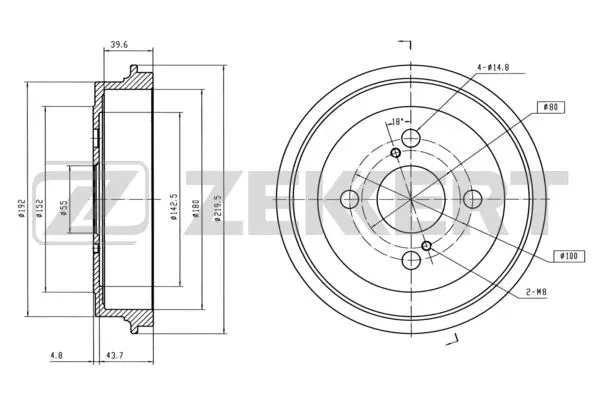 Brake Drum (BS-5987)
