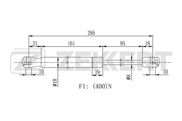 Gas Spring, bonnet (GF-2108)