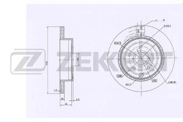 Brake Disc (BS-6120)