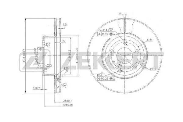 Brake Disc (BS-5610)
