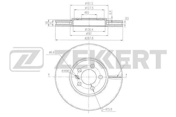 Brake Disc (BS-6519)
