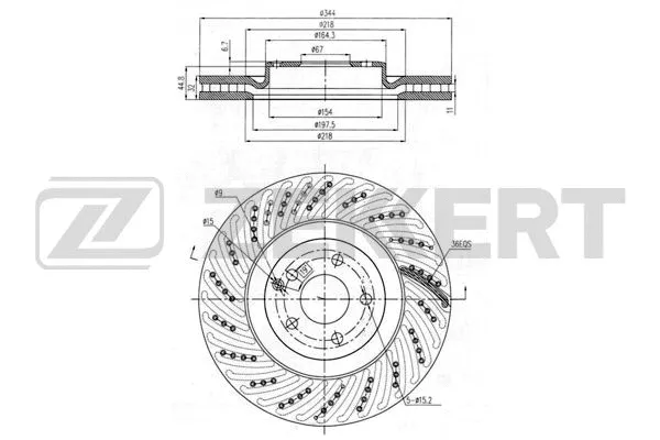 Brake Disc (BS-6432)