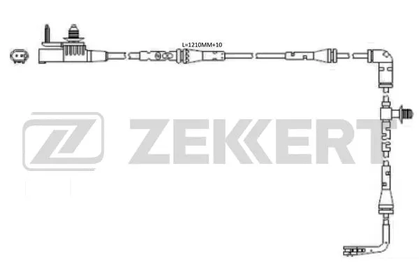 Warning Contact, brake pad wear (BS-8118)