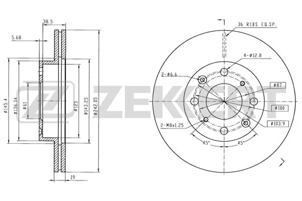 Brake Disc (BS-6430)