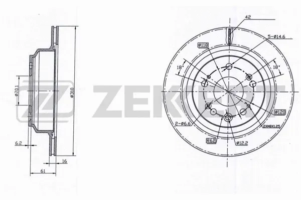 Brake Disc (BS-6186)