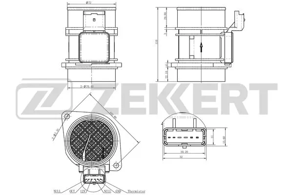 Mass Air Flow Sensor (SE-1016)