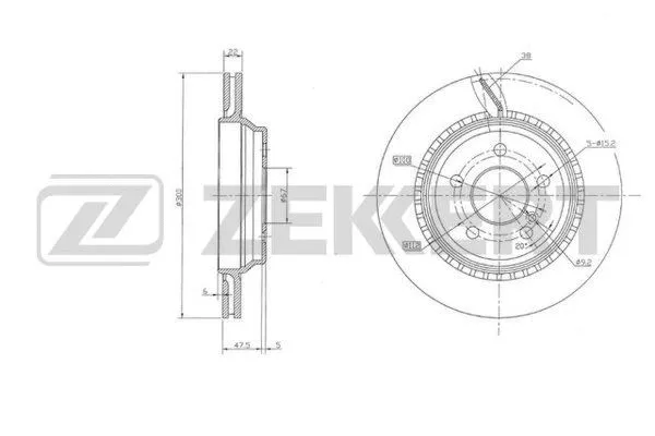 Brake Disc (BS-6126)