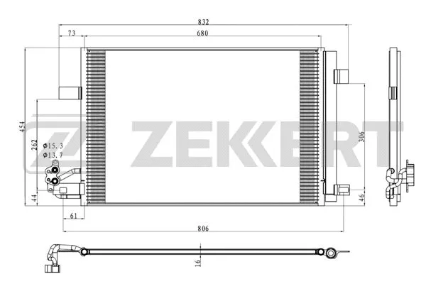 Condenser, air conditioning (MK-3178)