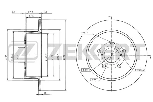 Brake Disc (BS-5406)