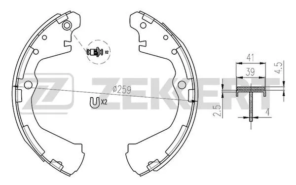 Brake Shoe Set