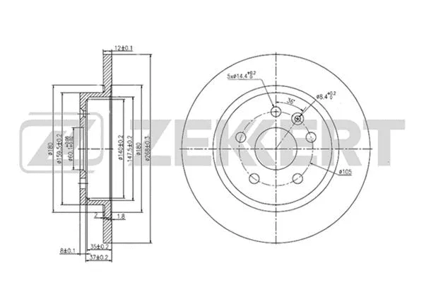 Brake Disc (BS-5052)
