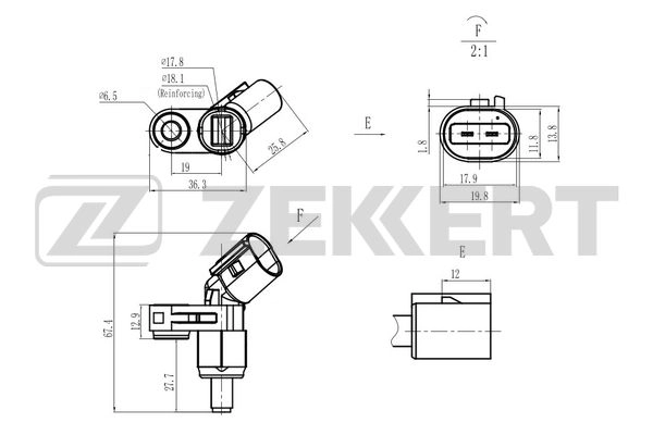 Sensor, wheel speed (SE-6181)
