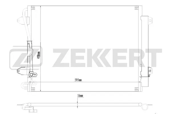 Condenser, air conditioning (MK-3194)