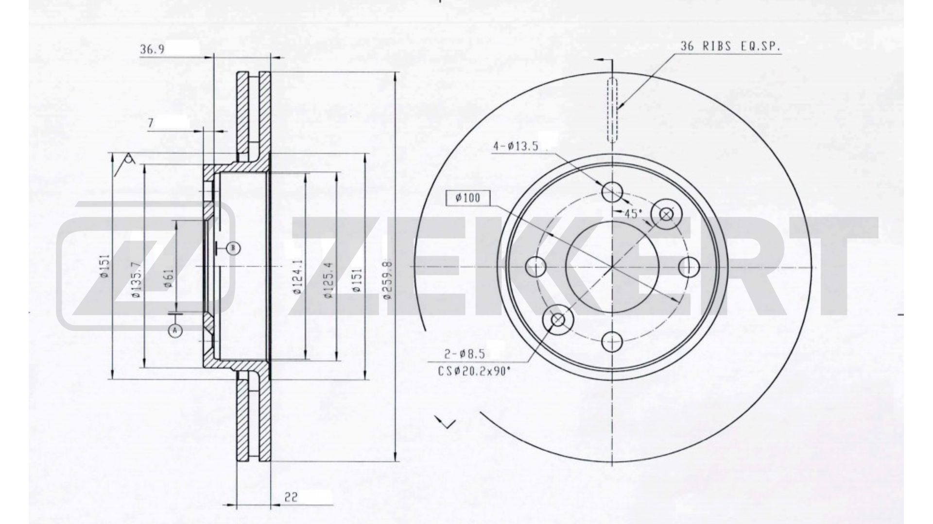 Brake Disc (BS-5231B)