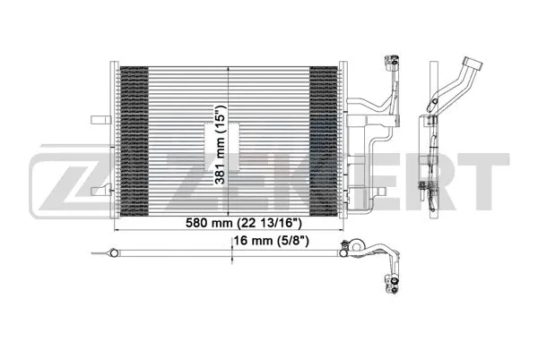 Condenser, air conditioning (MK-3049)