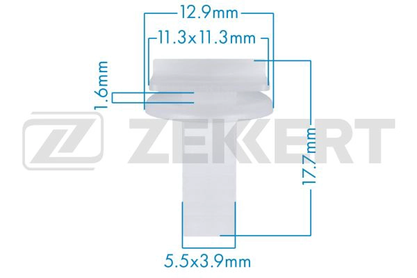 Clip, trim/protection strip (BE-3654)