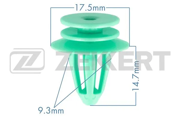 Clip, trim/protection strip (BE-1050)