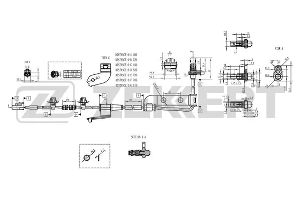 Sensor, wheel speed (SE-6106)