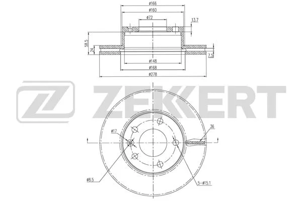 Brake Disc (BS-6343)