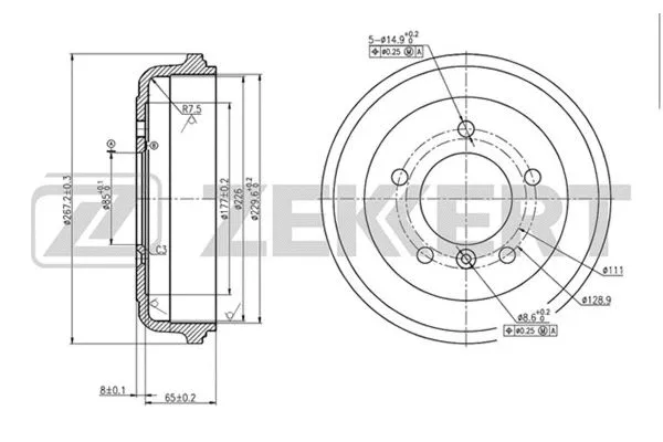 Brake Drum (BS-5550)