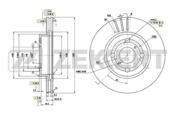 Brake Disc (BS-5507)