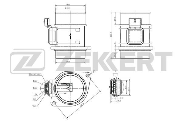 Sensor, intake manifold pressure (SE-1092)