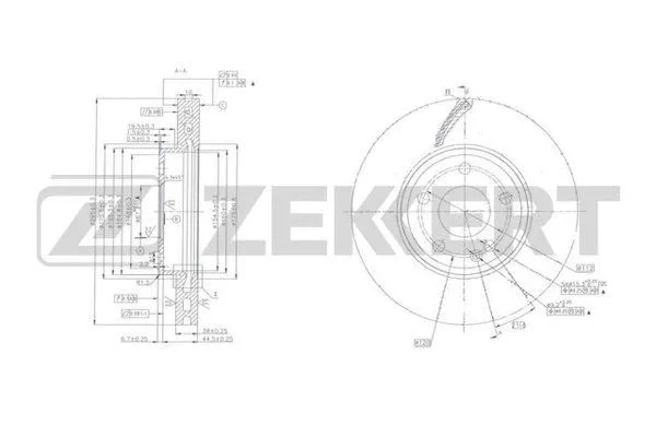 Brake Disc (BS-6165)
