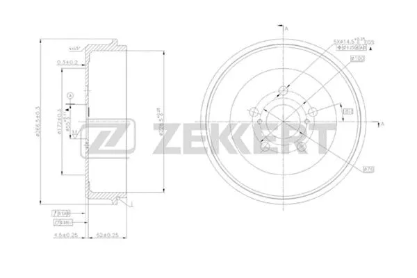 Brake Drum (BS-5167)