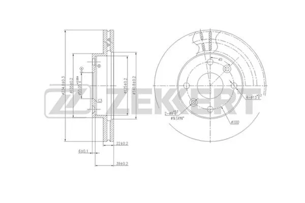 Brake Disc (BS-5748)