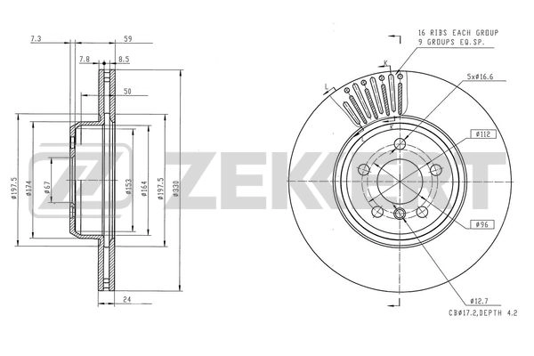 Brake Disc (BS-6552)