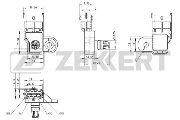 Sensor, intake manifold pressure (SE-1041)