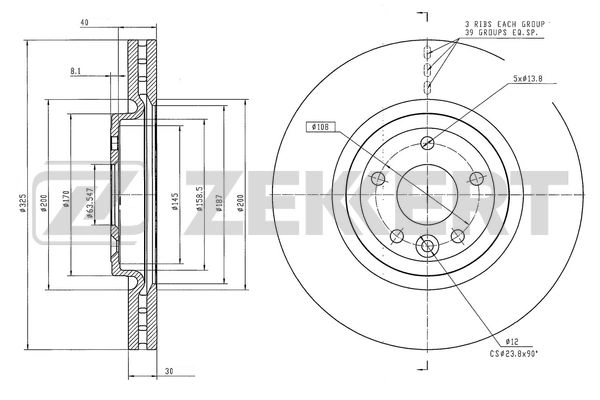 Brake Disc (BS-6562)
