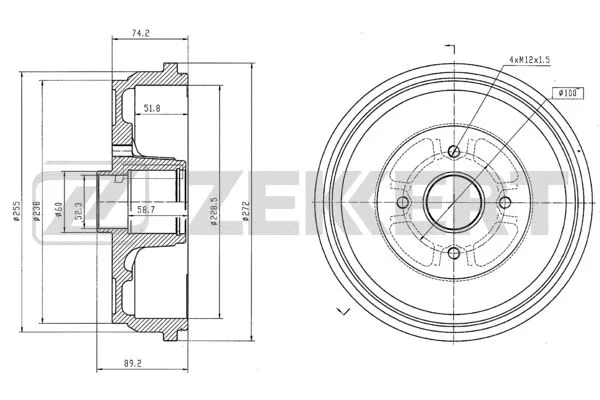 Brake Drum (BS-6035)