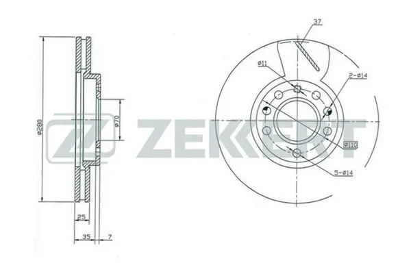Brake Disc (BS-5247)