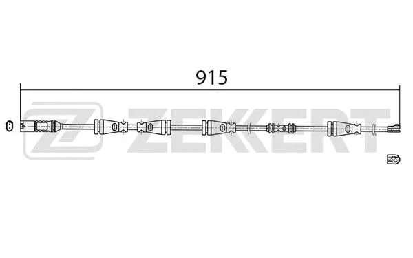 Warning Contact, brake pad wear (BS-8021)