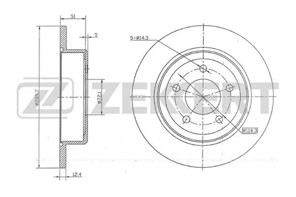 Brake Disc (BS-5654)