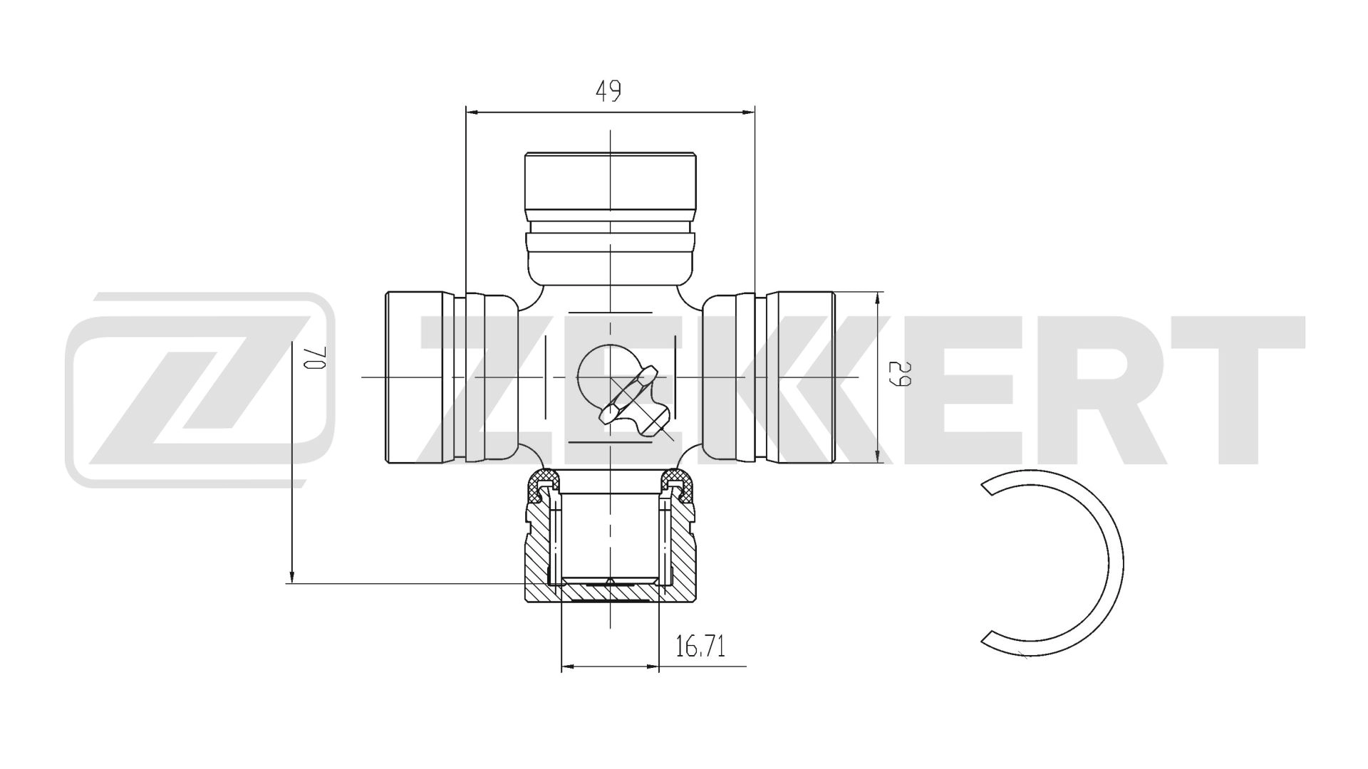 Joint, propshaft