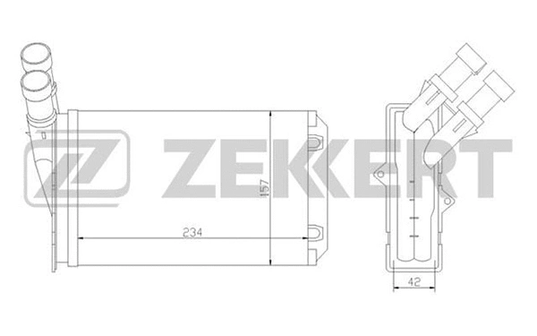 Heat Exchanger, interior heating (MK-5020)