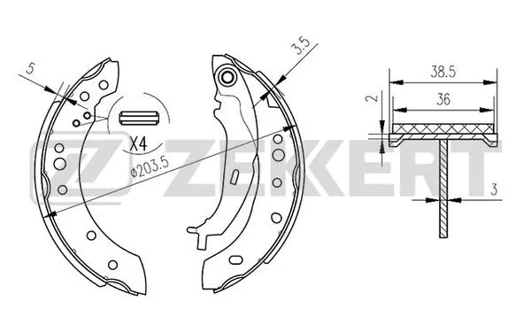 Brake Shoe Set
