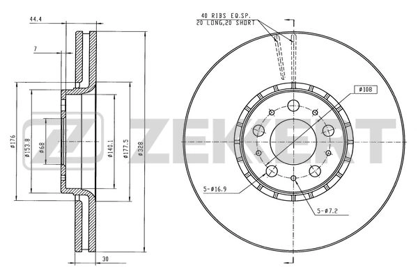 Brake Disc (BS-6558)