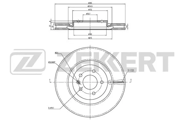 Brake Disc (BS-6473)